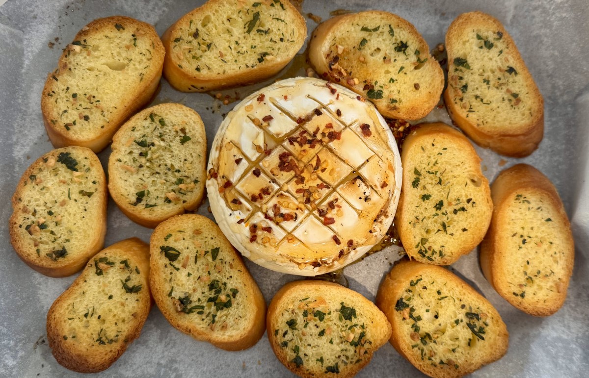 Hot Honey Baked Brie